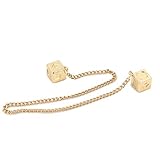 Einzigartiger sechsseitiger Würfel mit verschlüsselter Kette, sieht kreativ und stilvoll aus.