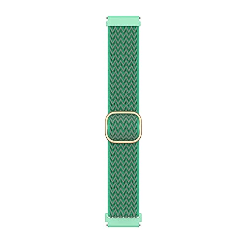N/0 Compatible with Fossil Gen 6 44mm Band & 5E 5 Carlyle/Julianna Band,22mm Stretchy Elastic Sport Replacement Strap Q Explorist HR 4/3 Mint Green