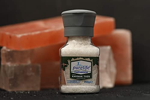Purelife Aegean Sea Salt And Cappadocia Spring Salt - Coarse , Kosher , Hand Harvested, Unprocessed, Authentic, Soft Texture #TOP3