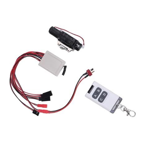Winche eléctrico para auto RC Drfeify, escala 1/10, aluminio miniatura 5