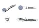 IMPTS Ablaufgarnitur dusche 90mm, extra flach Abfluss Ablaufloch set für Duschwanne, Siphon mit Geruchsstop, Haarsieb, Flexschlauch, Chrom Abdeckung