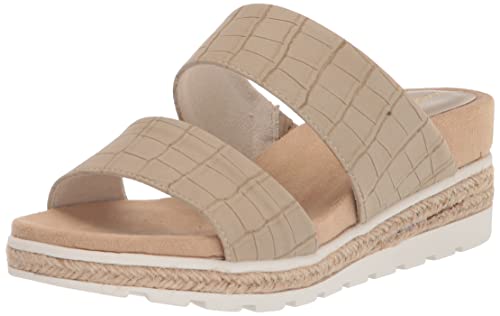 Easy Street Womens Maryann Faux Leather Embossed Heels