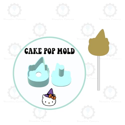 Generic Kitty Witch Cake Pop Mold thumb #1