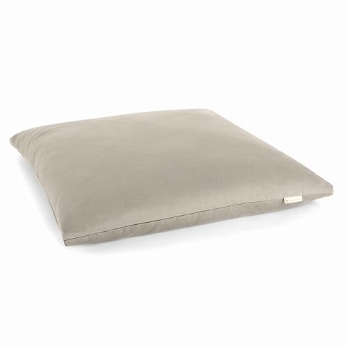 LOTUSCRAFTS Tapis de méditation, coussin de méditation, modèle Zabuton Delux, 4 ou 7 cm de hauteur, housse lavable 100% en coton, Certifié GOTS