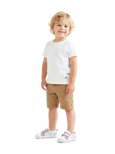 Image of K KomForme Toddler Shoes, Hook & Loop Canvas Sneakers for Boys and Girls | Slip-on, Lightweight, Comfortable