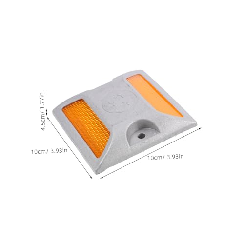 Marcadores reflectantes de aluminio para carretera 2 piezas miniatura 2