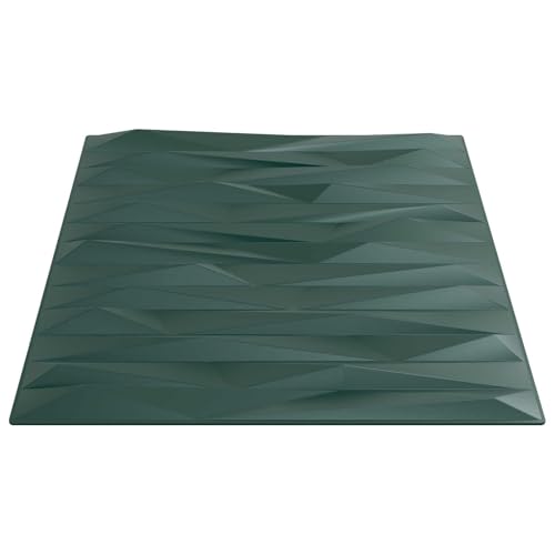 Paneles de pared aislantes térmicos autoadhesivos espuma verde 50x50cm 2
