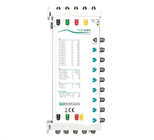 FRACARRO MULTISWITCH SCD2-5816W 5 INGRESSI E 8 USCITE 271179