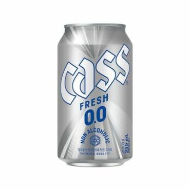 Cass 0.0% Non-Alcoholic Beer | Premium Korean Zero Alcohol (pack of 12)