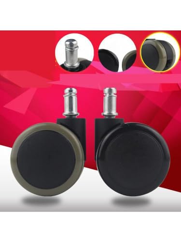 Roues de chaise pivotante 2 pouces et accessoires informatiques pour siège de bureau