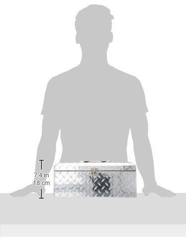 Lund 5116 Challenger Series Brite Hand-Tote Storage Box,Silver #TOP2