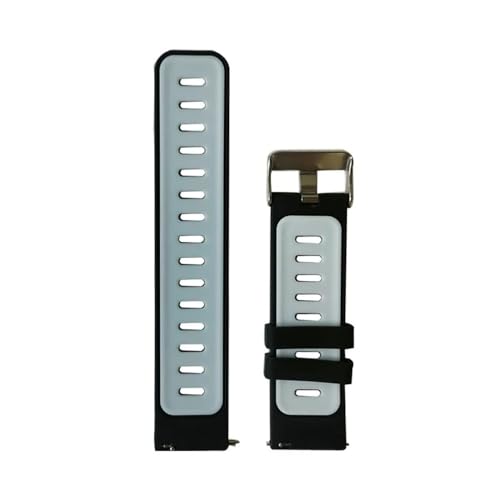[SRMVRNKNNK] Fit For Suunto 9 Peak Pro/Fit For Suunto 5peak�u���X���b�g�ɓK������X�|�[�c�V���R�����X�g�o���h ?(White Black,For Suunto RACE)