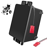 WILLQR 24V Electric Wheelchair Battery 10Ah 12Ah 13Ah 15Ah 20Ah Lithium Battery with BMS and Charger for 100-500W Motors 24 Volt Electric Wheelchair Mobility Scooter Battery,24v13ah