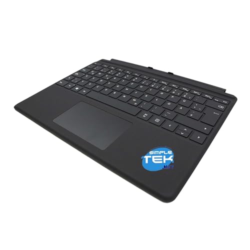 Teclado Surface Pro 9 para escribir en alemán con retroiluminación 3