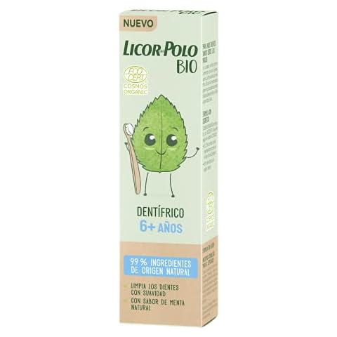 Licor del Polo Dentífrico Infantil BIO Junior +6 años Menta Cover