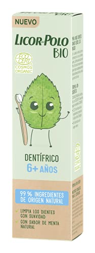 Licor del Polo Licor del Polo - Dentífrico Infantil BIO Junior +6 años Menta - 50ml – Pasta de...