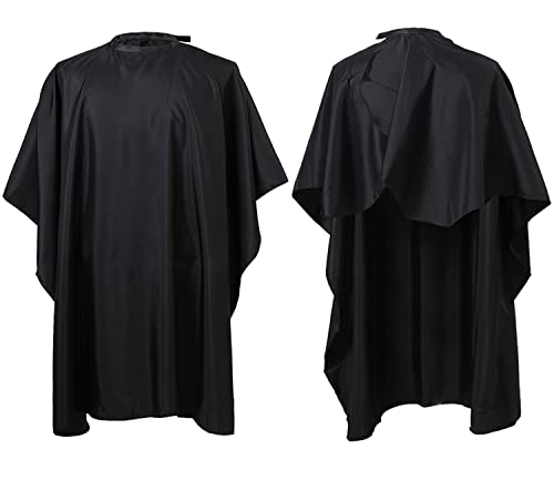 image for Borogo Professional Hair Cutting Cape with Neck Duster Brush, Salon Ba