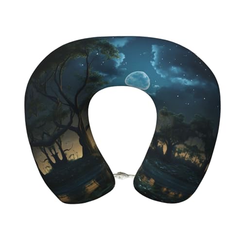 Almohada de viaje espuma viscoelástica 30 cm x 25 cm miniatura 1