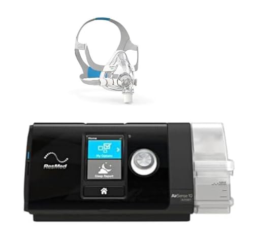Image of ResMed AirSense 10 AutoSet CPAP Machine + 4G Connectivity - Complete Sleep Apnea Relief Kit with F20 Mask (Medium)