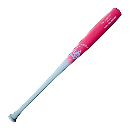 Louisville Slugger Pro Prime Pink TPD1 Torpedo-Shaped MapleBaseball Bat - Pink/Light Blue, 31" - image 2