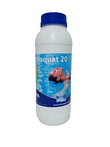 Diaquat 20: Alguicida Super Concentrado. Sin Cobre. Botella 1 Lt.