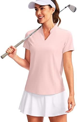 Obla Women's Golf Polo Shirt V-Neck Short Sleeve