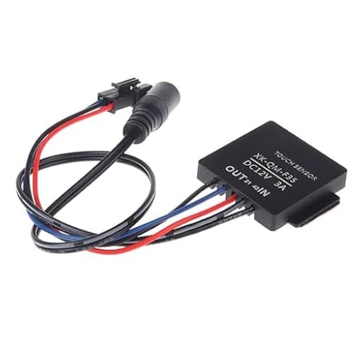 Opatiny Módulo de atenuación táctil de 36 W para tiras LED de doble color, interruptor de sensor inductivo de 12 V CC con carcasa cuadrada negra de 33 mm | Ya disponible en tu tienda friki favorita! En mundofriki.es!