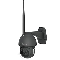 Nivian-Cámara PTZ Wifi 2,4Ghz-2K-Movimiento remoto...: Alta calidad de imagen SuperHD 2K(2304 x 1296). La lente de 3.6mm proporciona una visión de 105º en diagonal. Incorpora sistema de infrarrojos para ofrecer una alta calidad de imagen en condiciones nocturnas o de baja luminosidad de hasta 10 metros. ...