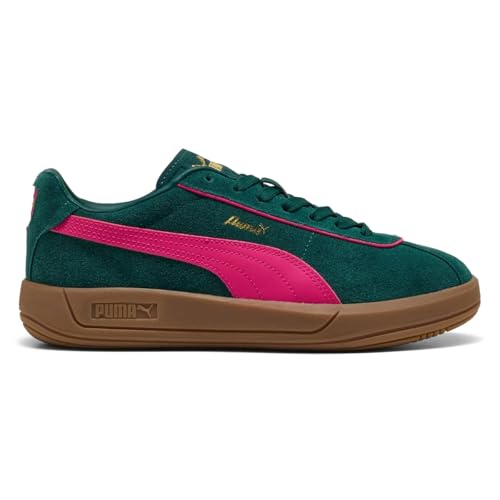 Puma Puma Club KLASSIKA SD, Basket Femelle, Dark Myrtle-Puma Pink,