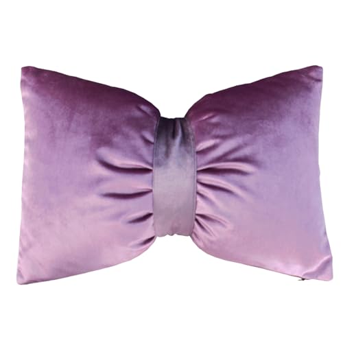 2026 Almohada de 11 x 16 pulgadas Pétalo Maquillaje Silla Cojín Respaldo Arco Estilo Desmontable Cojín Ajustable Arco Cojín Lindo Cojín Cabecero Cojín Desmontable Respaldo del Coche