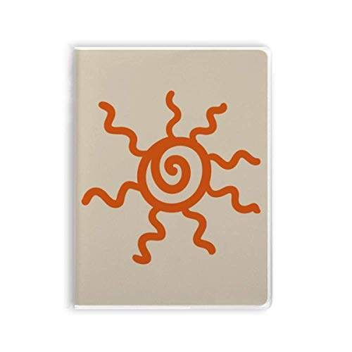 Carnet de notes orange souple et léger pour écriture fluide et confortable