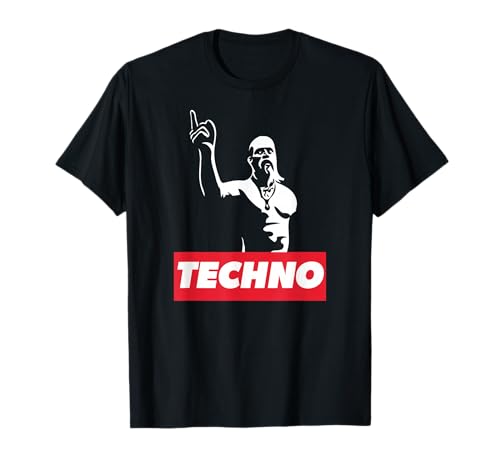Techno Viking fiestero, Regalo Rave, música Hard Acid Trance Camiseta