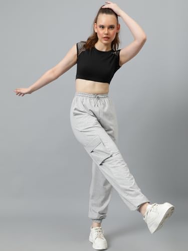 Image of KOTTY Women's Running Track Pants|Stretchy Lightweight Joggers with Side Pockets|Perfect for Exercise,Sports