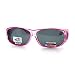 Womens Polarized Fit Over Glasses Rhinestone Sunglasses Oval Rectangular Pink