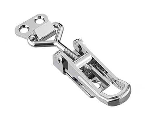 1pcs Toggle Clamp Latch Heavy Duty Toggle Latch Metal Toggle Lock Metal Toggle Catches Toggle Latch Clamp Fasten Luggage Lock(O)