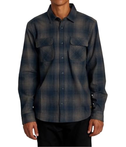 RVCA Men's Dayshift Flannel Long Sleeve