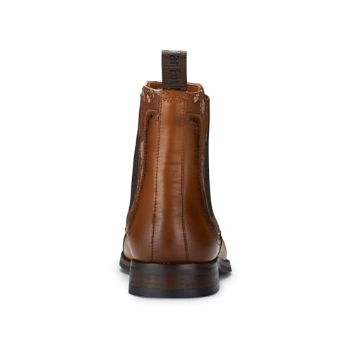 Image of Polar Fox Men's Classic High-Top Chelsea Boot | Stylish Slip-On Ankle Boot for Dress, Casual & Formal Wear