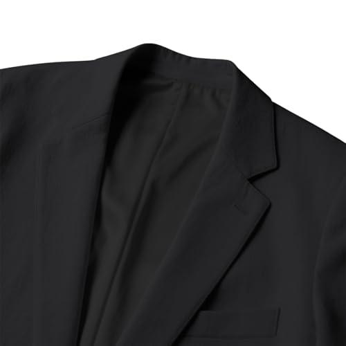 GATMSTZ Men's Suit Classic Fit Linen-Blend Jacket - Big & Tall Size, Single Breasted Blazer for Formal & Casual3