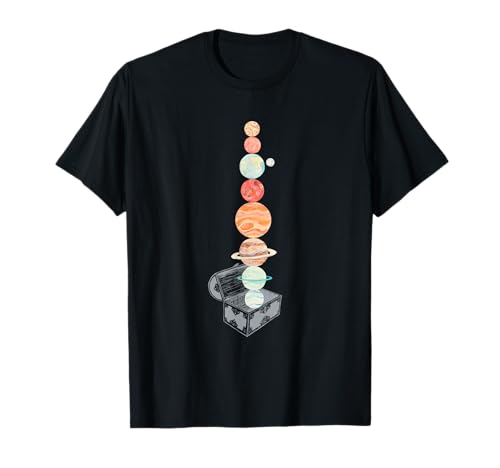 Planètes dans un coffre au trésor T-Shirt