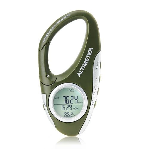 AMTAST Barometer Höhenmesser Thermometer Wettervorhersage Monitor zum...