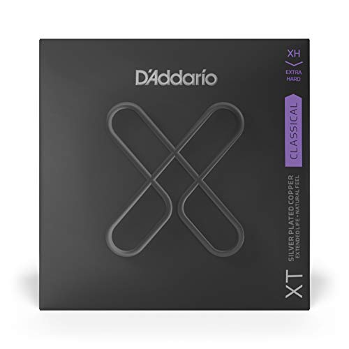 D’Addario Cordes XT pour Guitare Classique XTC44, Cuivre Plaqué Argent, Tension Extra Hard - Les Beatles, Paul McCartney, John Lennon, RIngo Starr, George Harrison D'Addario Cordes XT pour Guitare Classique XTC44, Cuivre Plaqué Argent, Tension Extra Hard – Image 3