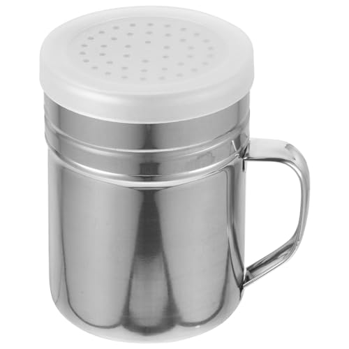 Alipis Seasoning Jar Handle Metal Condiment Bottle Shaker Sugar Portable Spice Dispenser Reusable