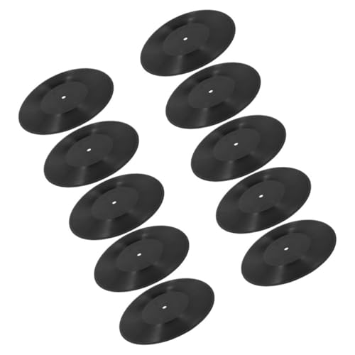 Décoration murale hiphop avec les disques vinyle noirs GLSTOY pour votre soirée à thème disco