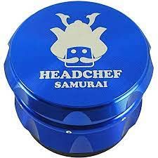 Headchef Samurai 4 Part Grinder 55mm- Blue