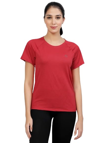 xunner Women’s Sportswear Half Sleeve T-Shirt - Breathable Sportswear for Running, Workout, Dance, and Gym. Moisture-Wicking, Lightweight-picture-13