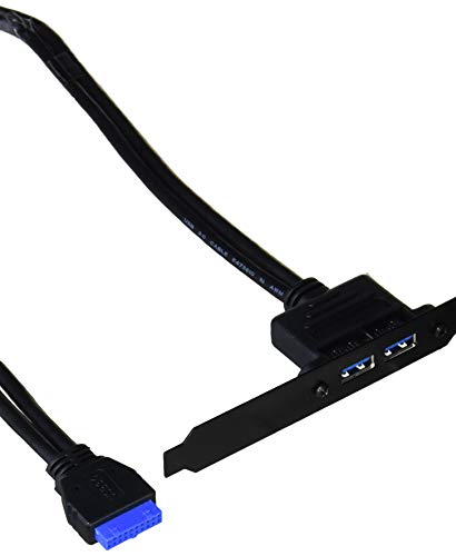 AINEX USB3.0 fente arrière adaptateur carte mère RS-003B double port