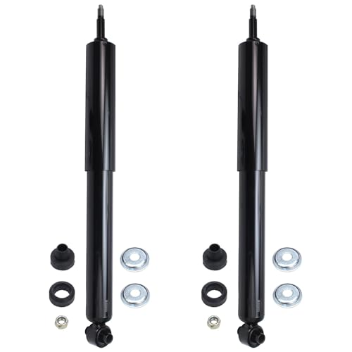 Image of Detroit Axle - Rear Shock Absorbers for 2005-2014 Ford Mustang [Excludes. Shelby, Boss, Bullitt Models], 2 Shock Absorbers 2006 2007 2008 2009 2010 2011 2012 2013 Replacement