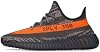 Tenis adidas Yeezy Boost 350 V2 para hombre, Carbon Beluga/Steeple Gray/Solar Red, 7 M US 4