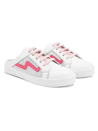 Image of Longwalk White Casual Shoes Sneakers for Women(W-4029)