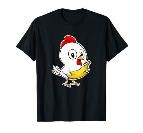 Lindo plátano de Pollo Camiseta